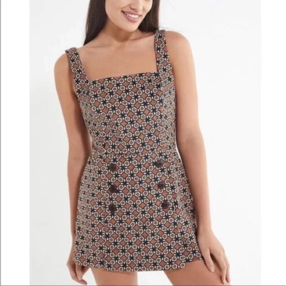 NWT UO Daley Corduroy Romper Skort